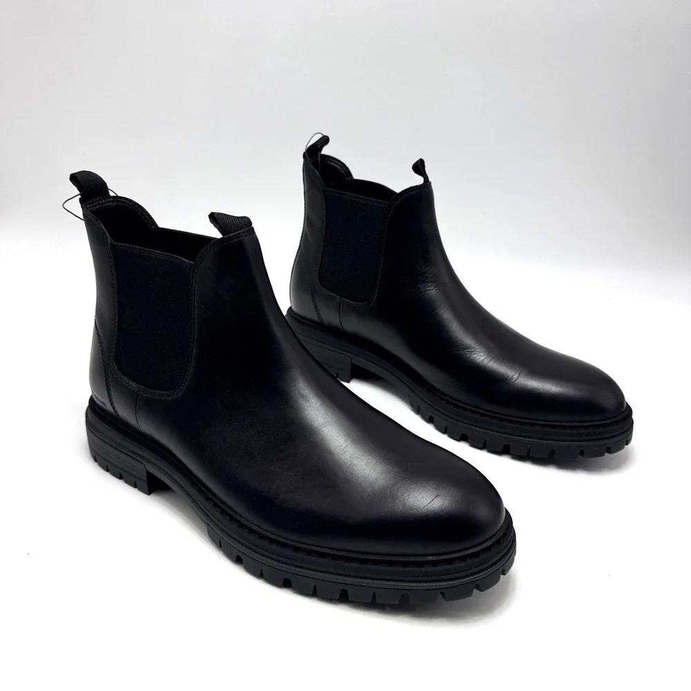 Cole Haan Men's McIntyre Waterproof Chelsea Boots C40750 Size 10 M Black